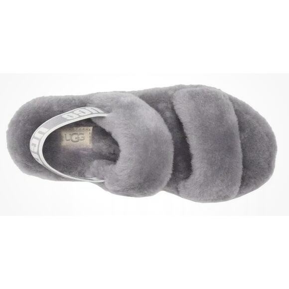 NEW UGG Oh Yeah Slide - Gray with Slingback Logo Women's Size 9 - Picture 6 of 9